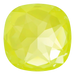 Swarovski Fancy Stones Large Cushion Square (4487) Crystal Electric Yellow Ignite UNFOILED - Bluestreak Crystals