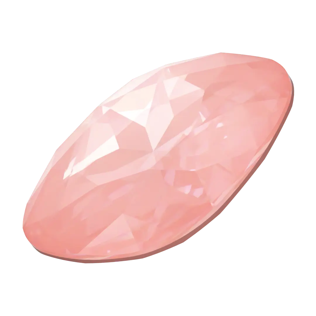 Swarovski Fancy Stones Large Cushion Square (4487) Crystal Flamingo Ignite UNFOILED - Bluestreak Crystals