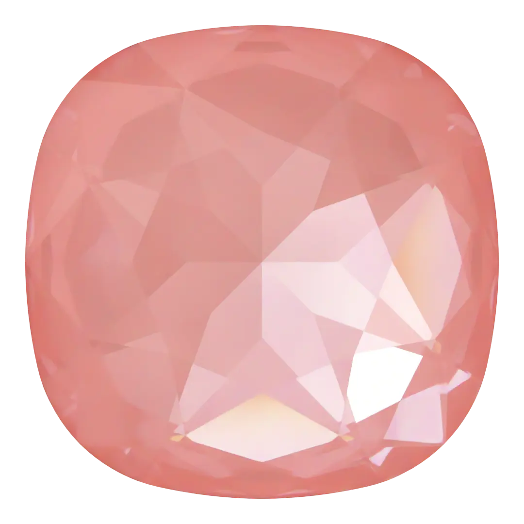 Swarovski Fancy Stones Large Cushion Square (4487) Crystal Flamingo Ignite UNFOILED - Bluestreak Crystals