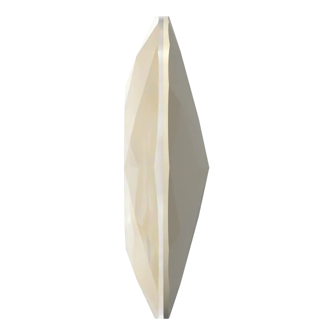 Swarovski Fancy Stones Large Cushion Square (4487) Crystal Ivory Cream Delite UNFOILED - Bluestreak Crystals