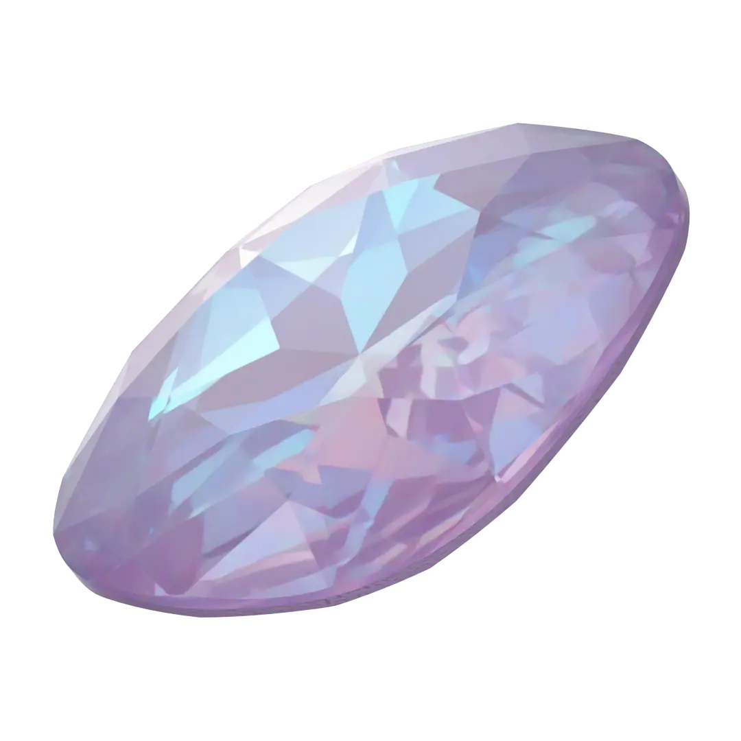 Swarovski Fancy Stones Large Cushion Square (4487) Crystal Lavender Delite UNFOILED - Bluestreak Crystals