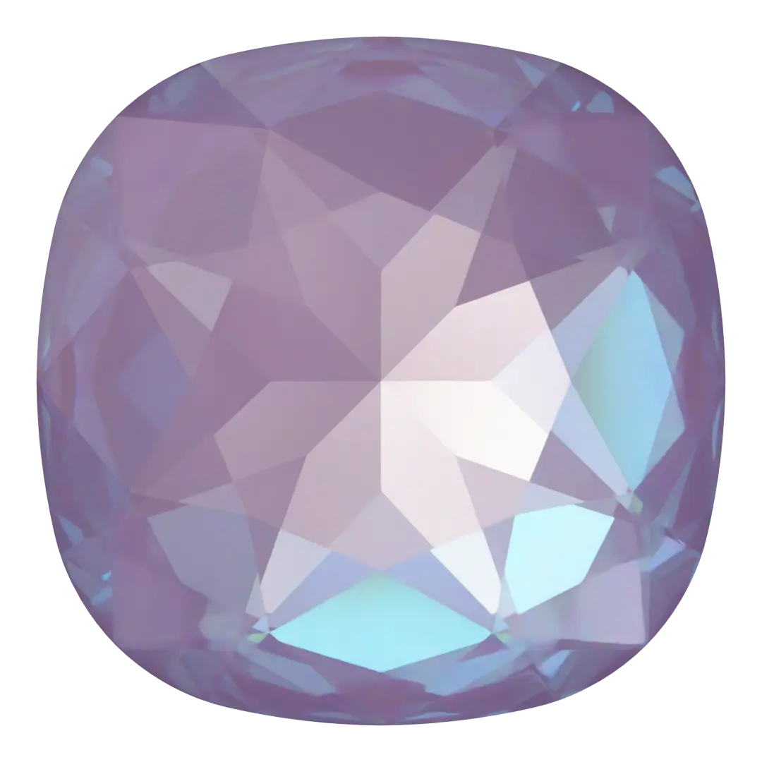 Swarovski Fancy Stones Large Cushion Square (4487) Crystal Lavender Delite UNFOILED - Bluestreak Crystals