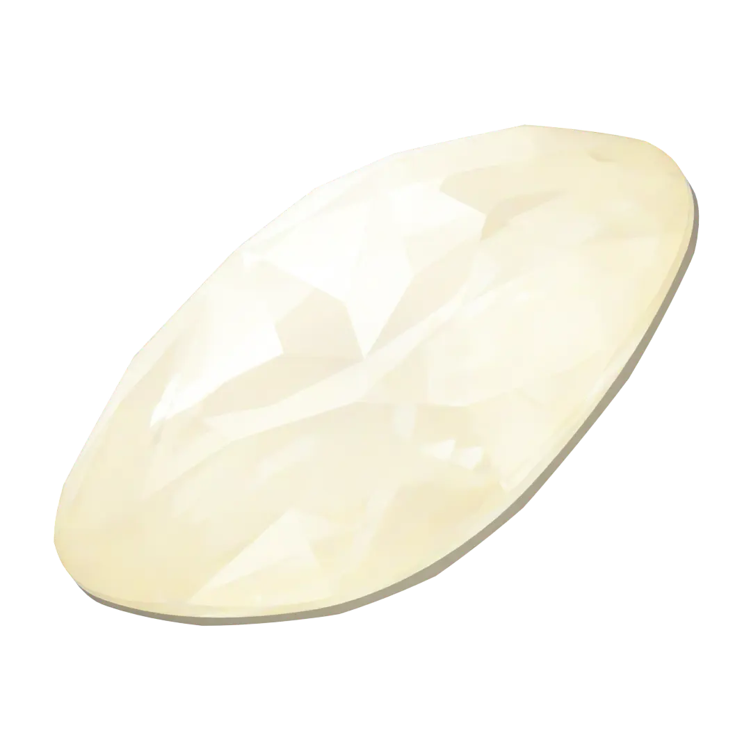 Swarovski Fancy Stones Large Cushion Square (4487) Crystal Linen Ignite UNFOILED - Bluestreak Crystals