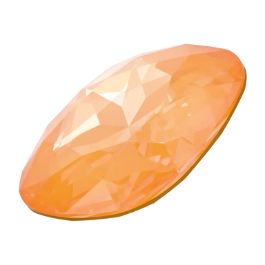 Swarovski Fancy Stones Large Cushion Square (4487) Crystal Mango Ignite UNFOILED - Bluestreak Crystals