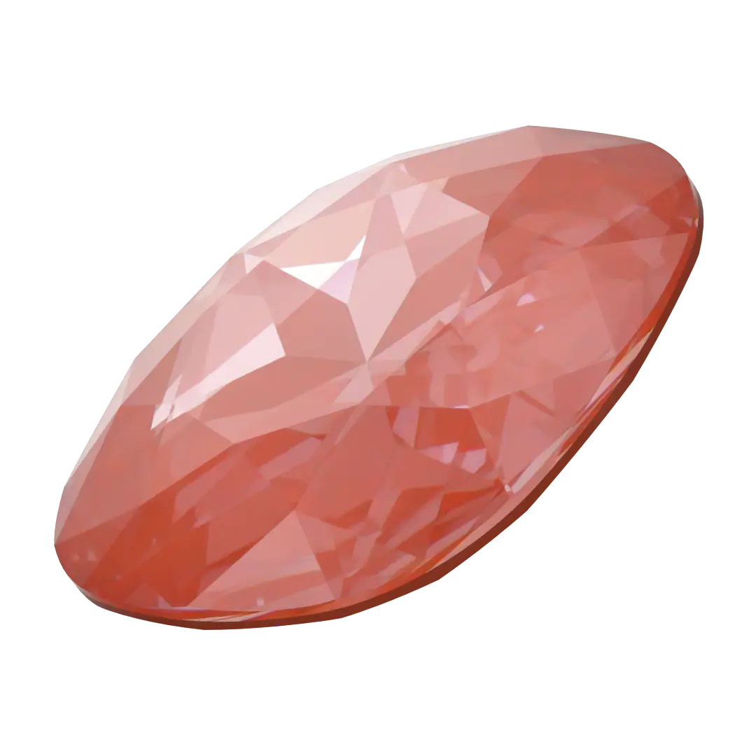 Swarovski Fancy Stones Large Cushion Square (4487) Crystal Maroon Ignite UNFOILED - Bluestreak Crystals