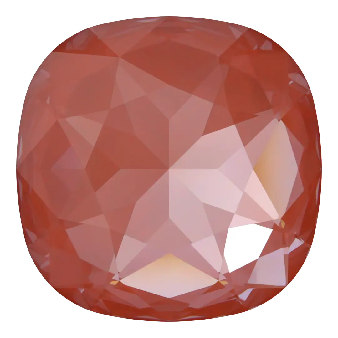 Swarovski Fancy Stones Large Cushion Square (4487) Crystal Maroon Ignite UNFOILED - Bluestreak Crystals