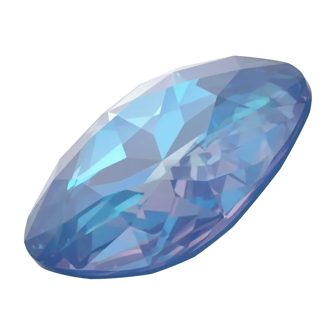 Swarovski Fancy Stones Large Cushion Square (4487) Crystal Ocean Delite UNFOILED - Bluestreak Crystals