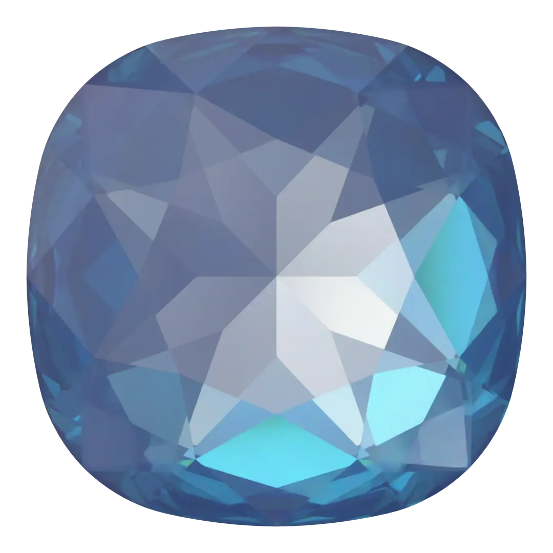Swarovski Fancy Stones Large Cushion Square (4487) Crystal Ocean Delite UNFOILED - Bluestreak Crystals
