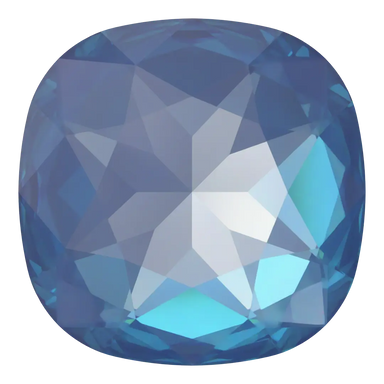 Swarovski Fancy Stones Large Cushion Square (4487) Crystal Ocean Delite UNFOILED - Bluestreak Crystals