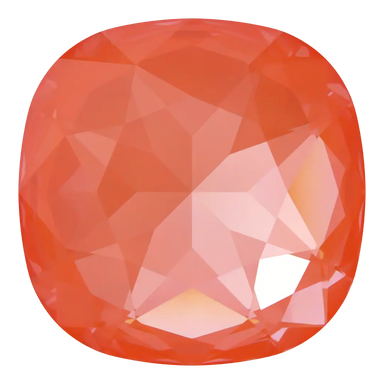 Swarovski Fancy Stones Large Cushion Square (4487) Crystal Orange Ignite UNFOILED - Bluestreak Crystals
