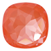 Swarovski Fancy Stones Large Cushion Square (4487) Crystal Orange Ignite UNFOILED - Bluestreak Crystals