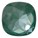Swarovski Fancy Stones Large Cushion Square (4487) Crystal Pine Green Ignite UNFOILED - Bluestreak Crystals