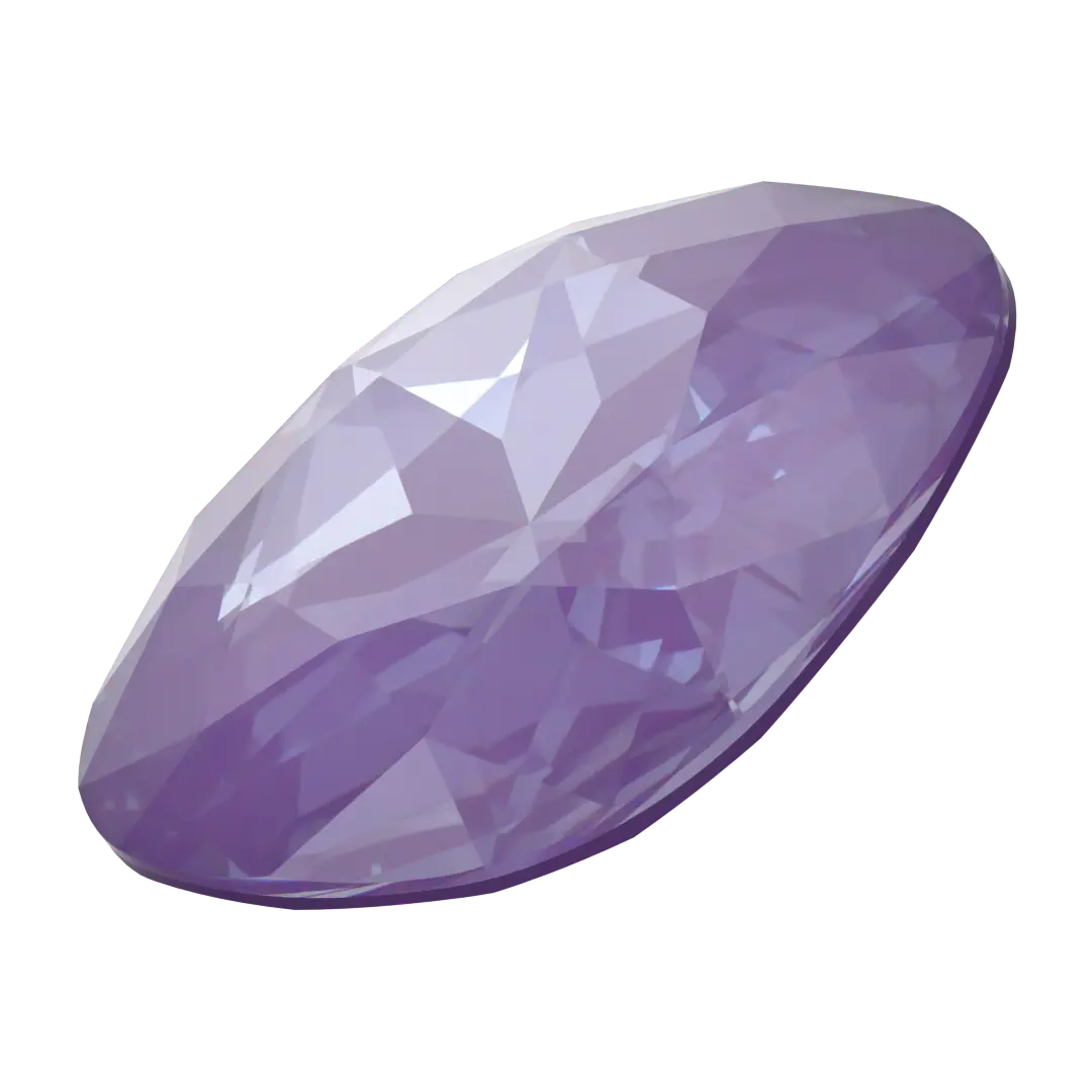 Swarovski Fancy Stones Large Cushion Square (4487) Crystal Purple Ignite UNFOILED - Bluestreak Crystals