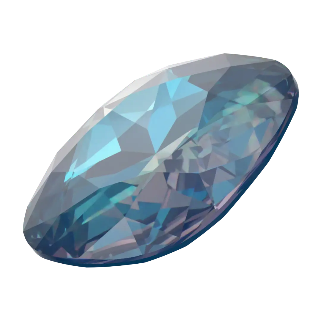 Swarovski Fancy Stones Large Cushion Square (4487) Crystal Royal Blue Delite UNFOILED - Bluestreak Crystals