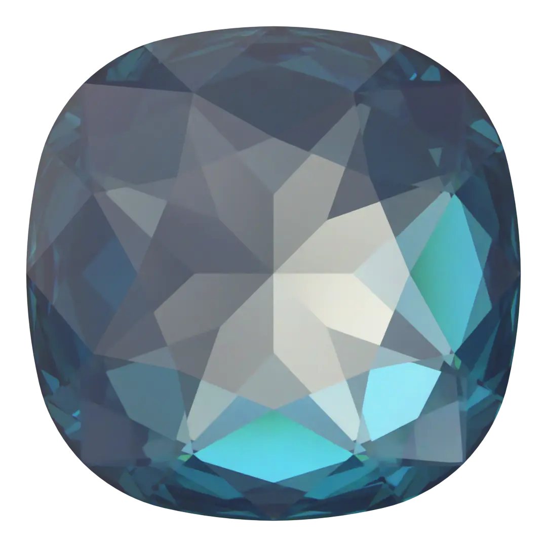 Swarovski Fancy Stones Large Cushion Square (4487) Crystal Royal Blue Delite UNFOILED - Bluestreak Crystals