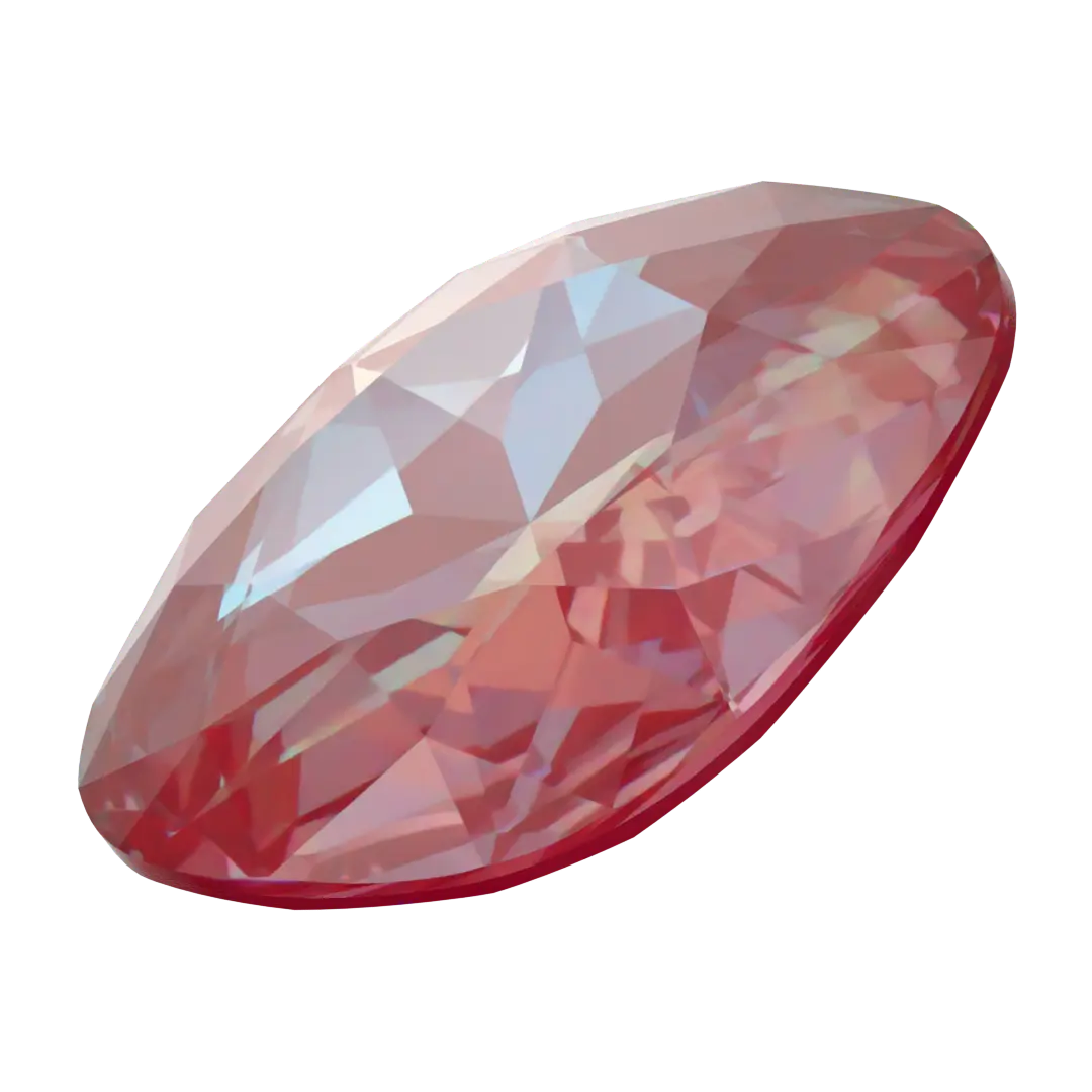 Swarovski Fancy Stones Large Cushion Square (4487) Crystal Royal Red Delite UNFOILED - Bluestreak Crystals