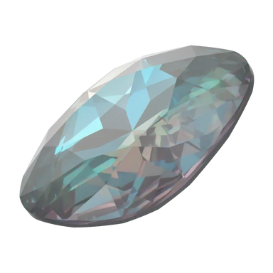 Swarovski Fancy Stones Large Cushion Square (4487) Crystal Serene Gray Delite UNFOILED - Bluestreak Crystals