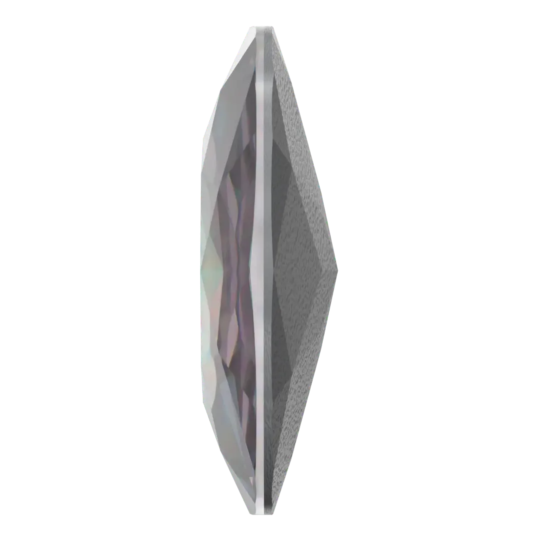 Swarovski Fancy Stones Large Cushion Square (4487) Crystal Serene Gray Delite UNFOILED - Bluestreak Crystals