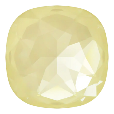 Swarovski Fancy Stones Large Cushion Square (4487) Crystal Soft Yellow Ignite UNFOILED - Bluestreak Crystals
