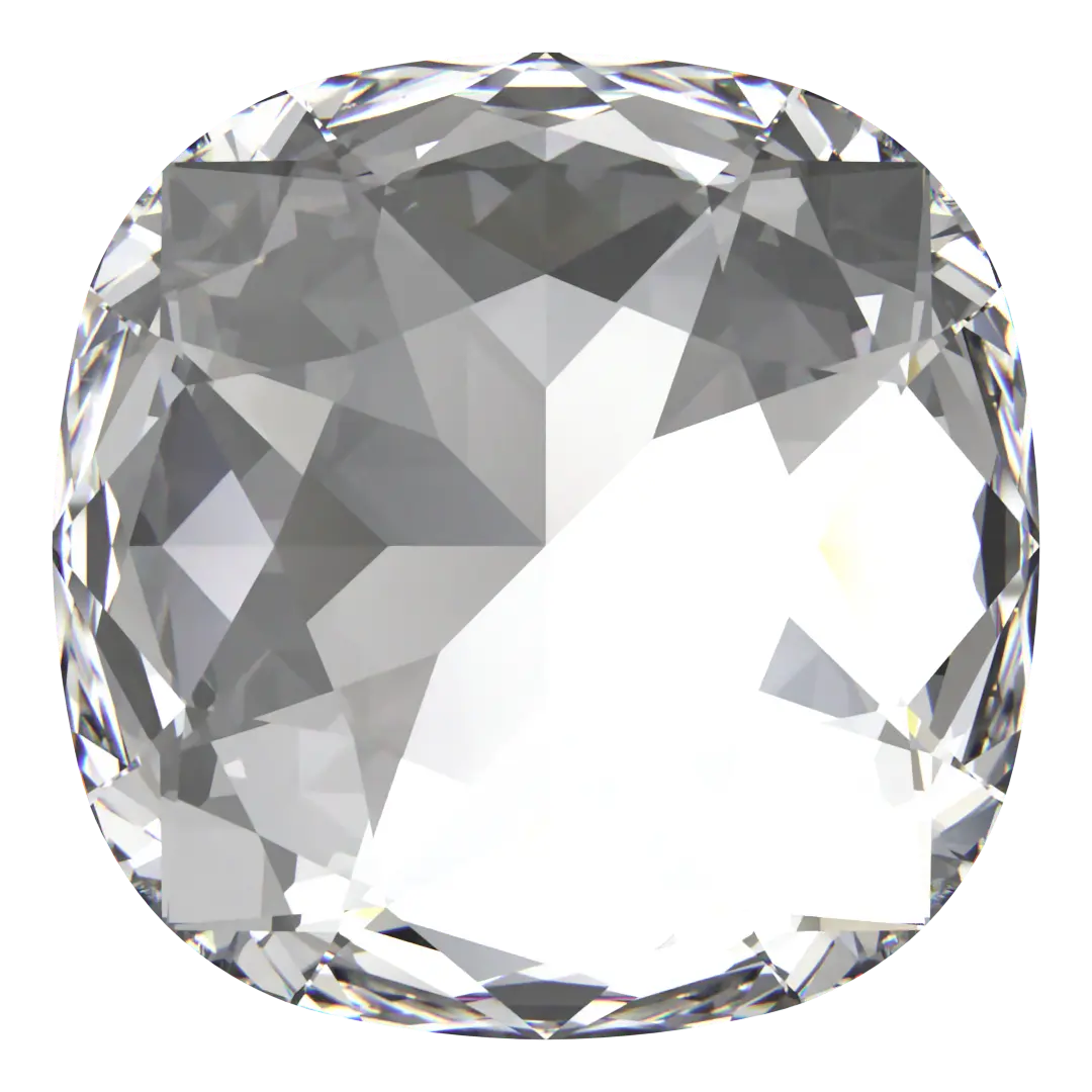 Swarovski Fancy Stones Large Cushion Square (4487) Crystal - Bluestreak Crystals