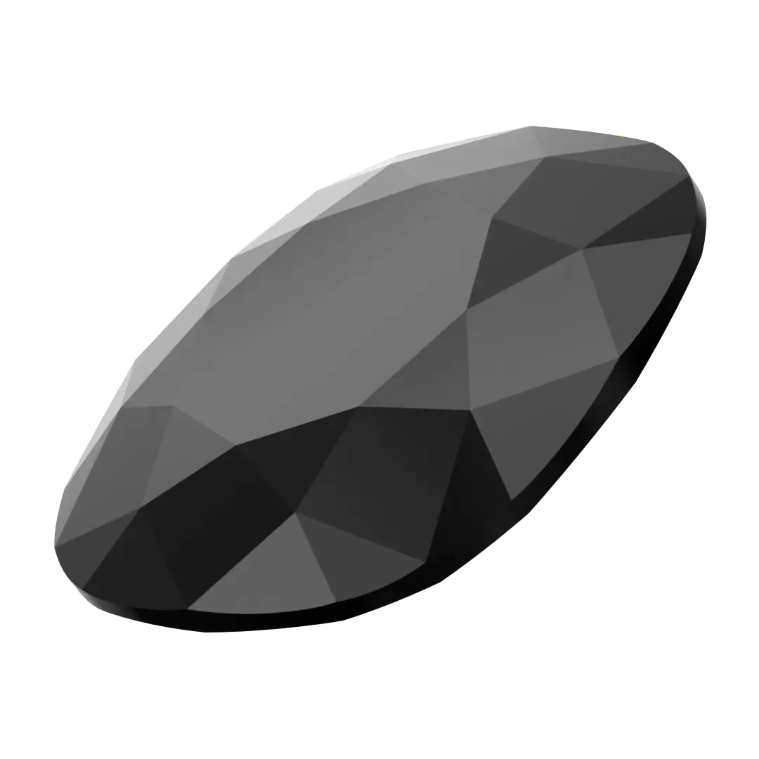 Swarovski Fancy Stones Large Cushion Square (4487) Jet - Bluestreak Crystals