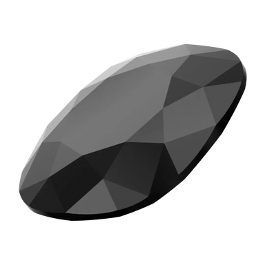 Swarovski Fancy Stones Large Cushion Square (4487) Jet - Bluestreak Crystals