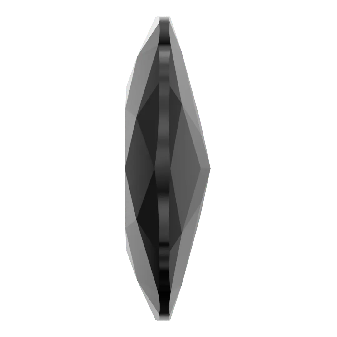 Swarovski Fancy Stones Large Cushion Square (4487) Jet - Bluestreak Crystals