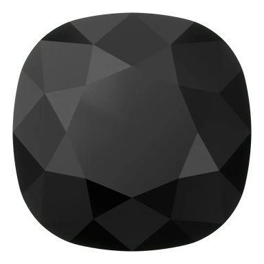 Swarovski Fancy Stones Large Cushion Square (4487) Jet - Bluestreak Crystals