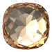 Swarovski Fancy Stones Large Cushion Square (4487) Light Colorado Topaz - Bluestreak Crystals