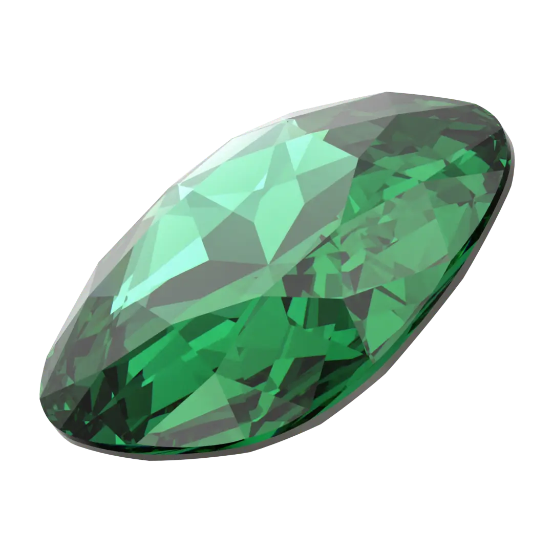 Swarovski Fancy Stones Large Cushion Square (4487) Majestic Green - Bluestreak Crystals