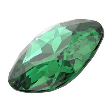 Swarovski Fancy Stones Large Cushion Square (4487) Majestic Green - Bluestreak Crystals