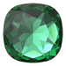 Swarovski Fancy Stones Large Cushion Square (4487) Majestic Green - Bluestreak Crystals