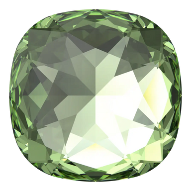Swarovski Fancy Stones Large Cushion Square (4487) Recreated Peridot - Bluestreak Crystals