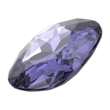 Swarovski Fancy Stones Large Cushion Square (4487) Tanzanite - Bluestreak Crystals