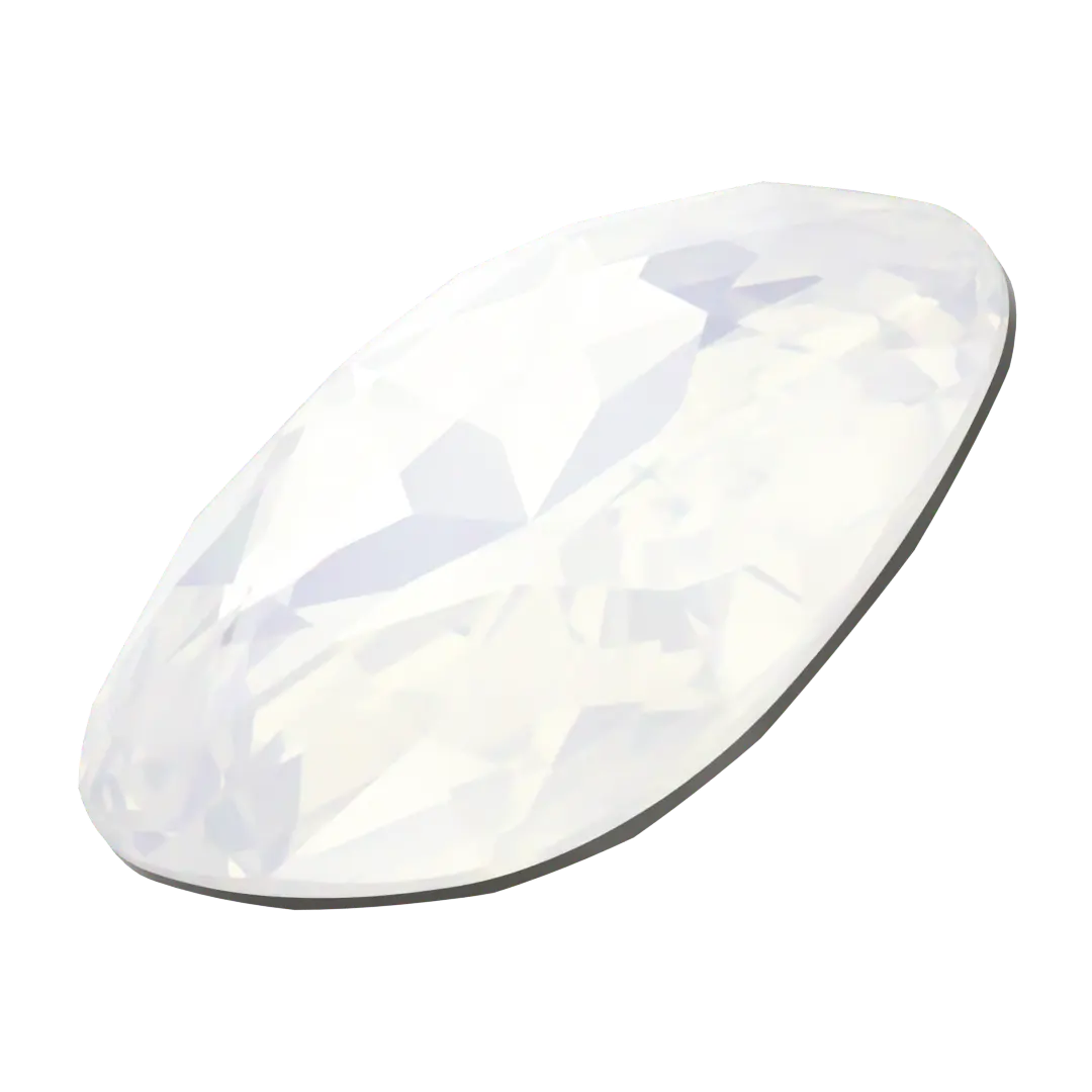 Swarovski Fancy Stones Large Cushion Square (4487) White Opal - Bluestreak Crystals