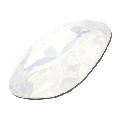 Swarovski Fancy Stones Large Cushion Square (4487) White Opal - Bluestreak Crystals