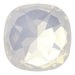 Swarovski Fancy Stones Large Cushion Square (4487) White Opal - Bluestreak Crystals