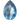 Swarovski Fancy Stones Large Pear (4327) Aquamarine - Bluestreak Crystals