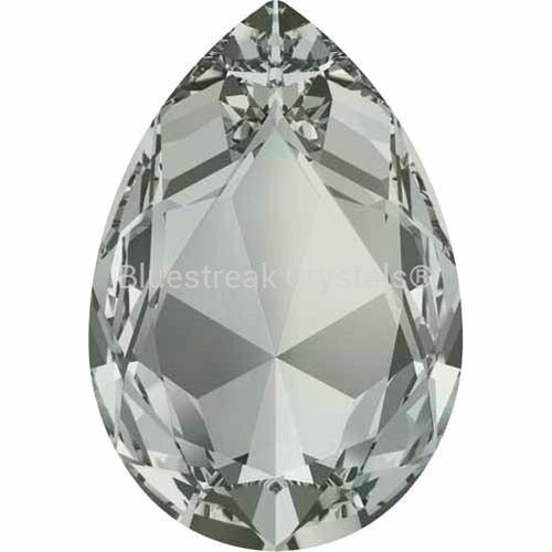 Swarovski Fancy Stones Large Pear (4327) Black Diamond-Swarovski Fancy Stones-30x20mm - Pack of 24 (Wholesale)-Bluestreak Crystals