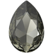 Swarovski Fancy Stones Large Pear (4327) Black Diamond - Bluestreak Crystals