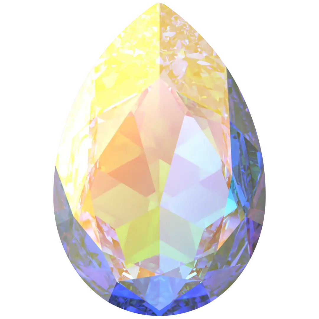 Swarovski Fancy Stones Large Pear Crystal AB