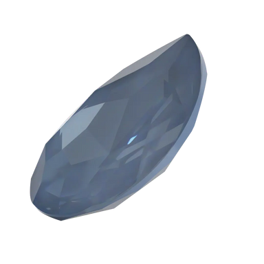 Swarovski Fancy Stones Large Pear (4327) Crystal Denim Ignite UNFOILED - Bluestreak Crystals