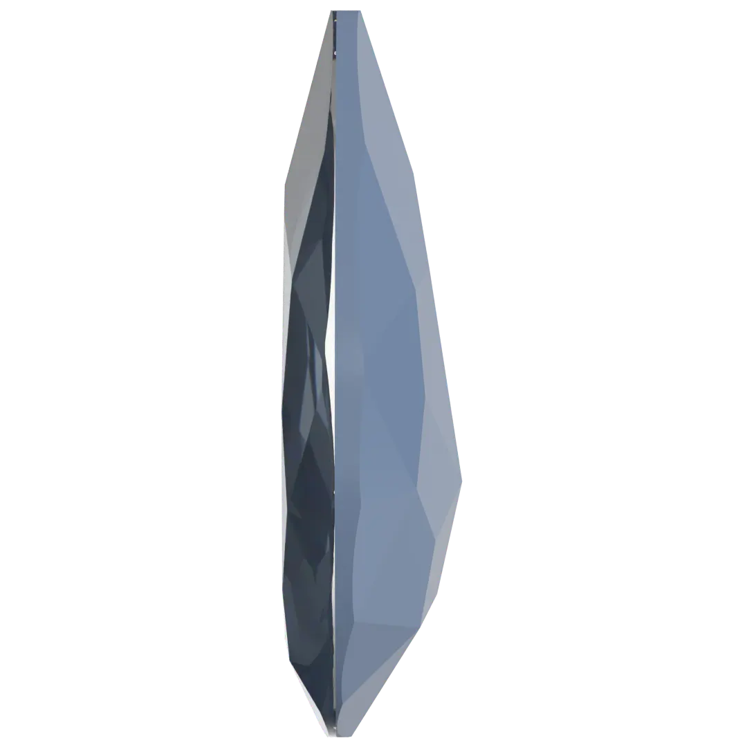 Swarovski Fancy Stones Large Pear (4327) Crystal Denim Ignite UNFOILED - Bluestreak Crystals