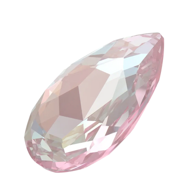 Swarovski Fancy Stones Large Pear (4327) Crystal Dusty Pink Delite UNFOILED - Bluestreak Crystals