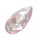 Swarovski Fancy Stones Large Pear (4327) Crystal Dusty Pink Delite UNFOILED - Bluestreak Crystals