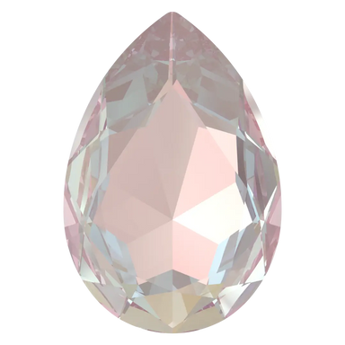 Swarovski Fancy Stones Large Pear (4327) Crystal Dusty Pink Delite UNFOILED - Bluestreak Crystals