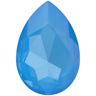 Swarovski Fancy Stones Large Pear (4327) Crystal Electric Blue Ignite UNFOILED - Bluestreak Crystals