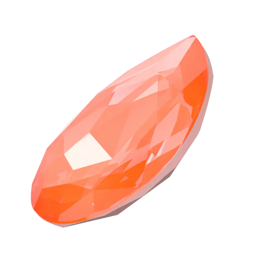 Swarovski Fancy Stones Large Pear (4327) Crystal Electric Orange Ignite UNFOILED - Bluestreak Crystals