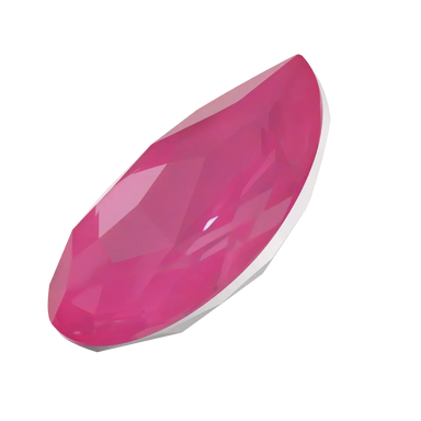 Swarovski Fancy Stones Large Pear (4327) Crystal Electric Pink Ignite UNFOILED - Bluestreak Crystals