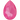 Swarovski Fancy Stones Large Pear (4327) Crystal Electric Pink Ignite UNFOILED - Bluestreak Crystals
